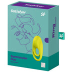 Satisfyer Spectacular Duo vibrating penis ring Yellow