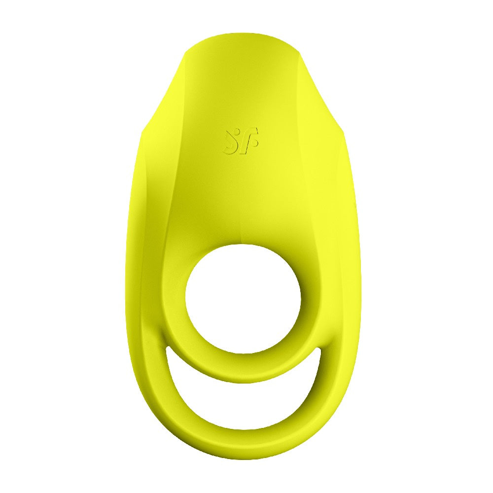 Satisfyer Spectacular Duo vibrating penis ring Yellow Main image
