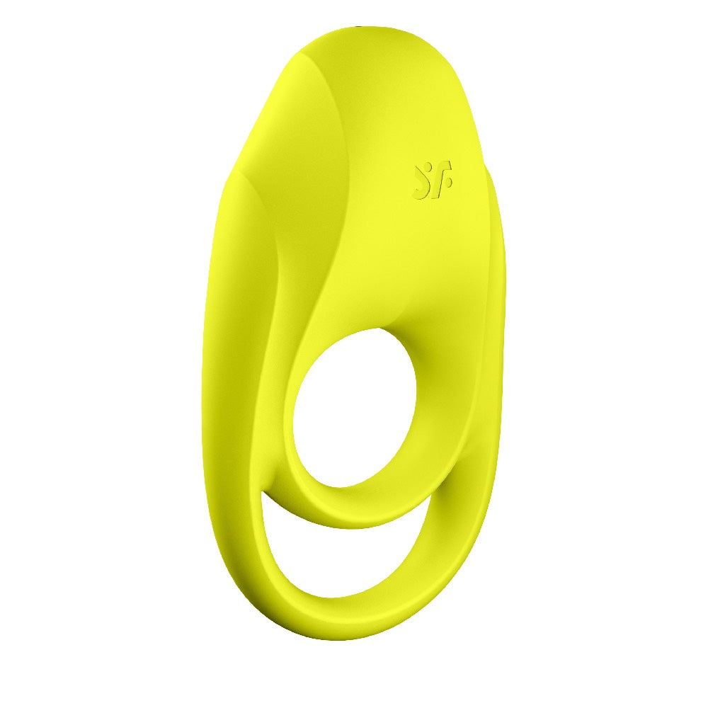 Satisfyer Spectacular Duo vibrating penis ring Yellow