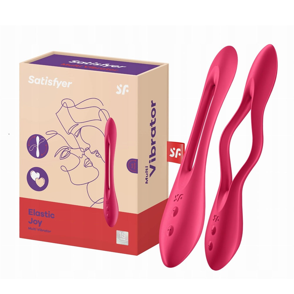 Satisfyer Elastic Joy Flexible Vibrator RED Κύρια εικόνα προϊόντος