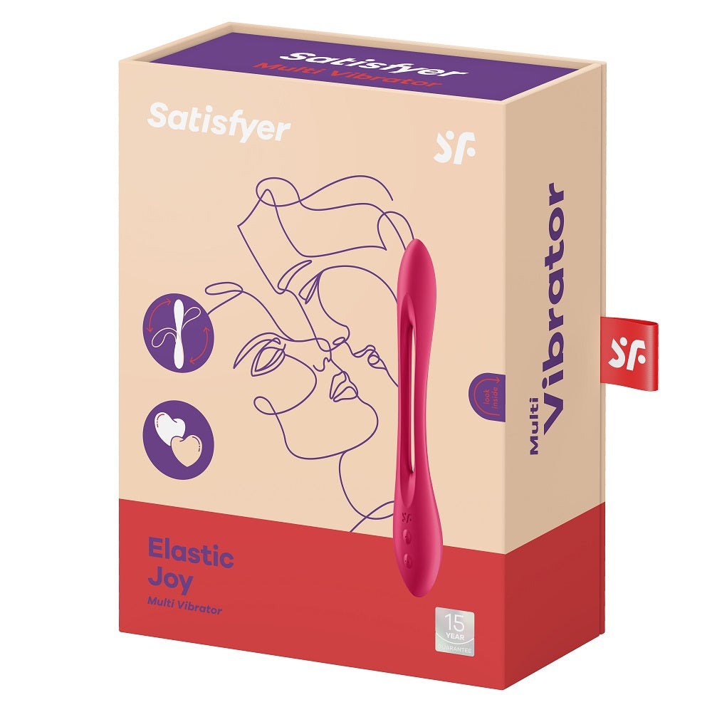 Satisfyer Elastic Joy Flexible Vibrator RED - image 6