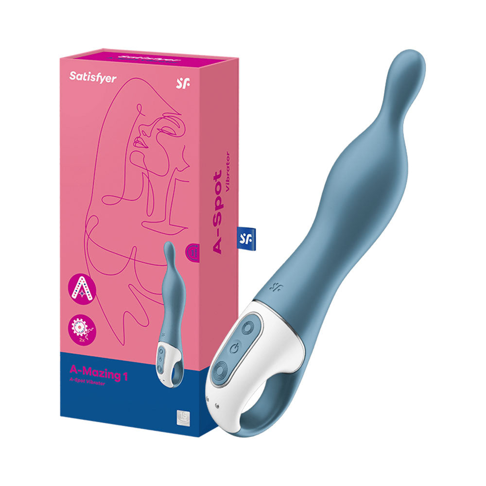 Satisfyer A-Mazing 1 A-Spot Vibrator Blue Κύρια εικόνα προϊόντος