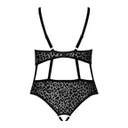 Obsessive Plus Size Jagueria Crotchless Teddy - image 2