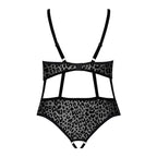 Obsessive Plus Size Jagueria Crotchless Teddy