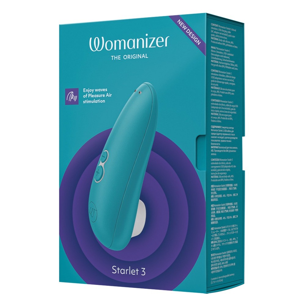 Womanizer Starlet 3 Clitoral Sucking Vibrator Turquoise - image 2