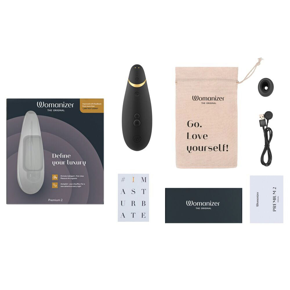 Womanizer Premium 2 Clitoral Stimulator Black - image 8
