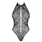 Obsessive Sensual Fishnet Teddy Black