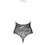 Obsessive Sensual Fishnet Teddy Black