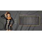 Noir Handmade Tulle Body with Patterned Flock Embroidery - image 10
