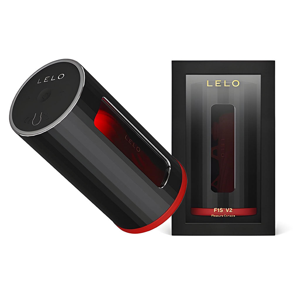 Lelo F1S V2 Male Masturbator Metallic Red