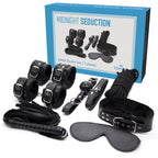 TOYBOX Midnight Seduction Black BDSM set 7 accessories