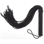 Naughty Toys Black Rope Spanking flogger whip 50 cm - image 2