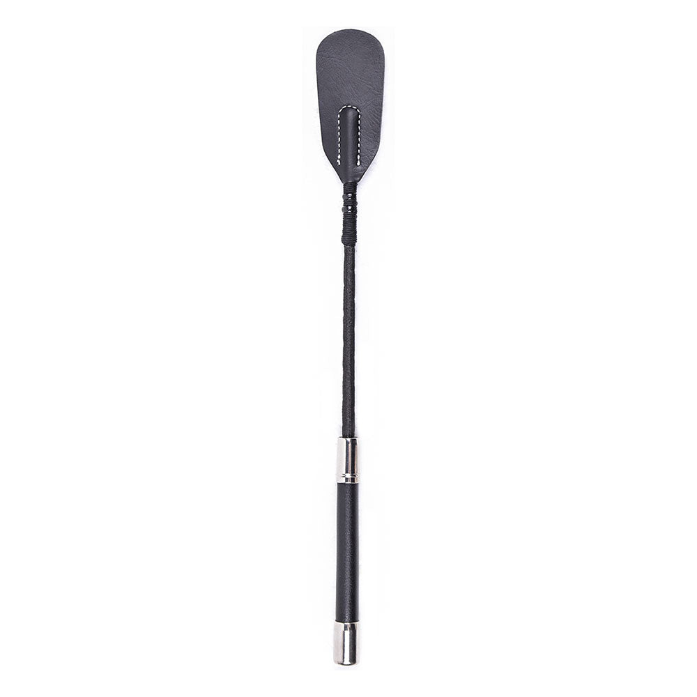 Naughty Toys Round Head Leather Bondage Riding Crop 35 cm - image 7