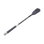Naughty Toys Round Head Leather Bondage Riding Crop 35 cm