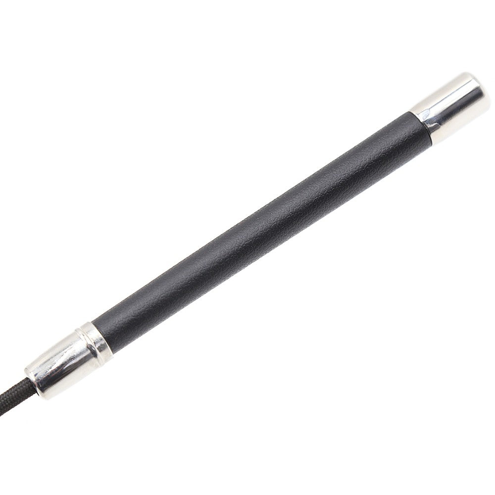 Naughty Toys Round Head Leather Bondage Riding Crop 45 cm - image 5