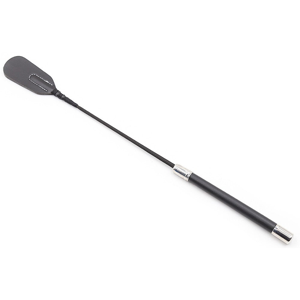 Naughty Toys Round Head Leather Bondage Riding Crop 45 cm - image 6