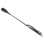 Naughty Toys Long Round Head Leather Bondage Riding Crop 65 cm - image 5