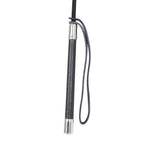 Naughty Toys Long Round Head Leather Bondage Riding Crop 65 cm - image 7