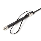 Naughty Toys Black heart shape bdsm crop 60 cm - image 3