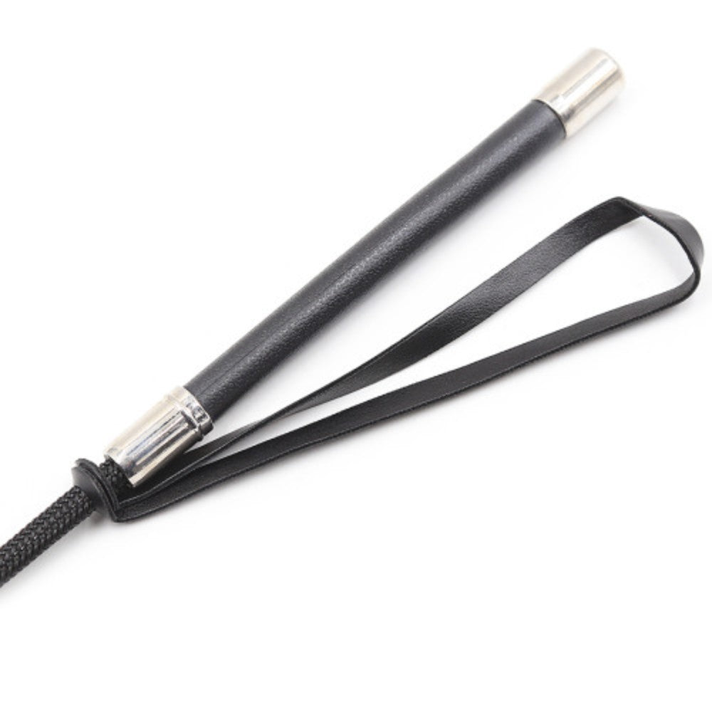 Naughty Toys Black heart shape bdsm crop 60 cm - image 4