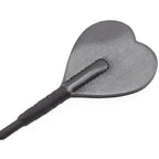 Naughty Toys Black heart shape bdsm crop 60 cm - image 2