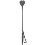 Naughty Toys Black heart shape bdsm crop 60 cm - image 7