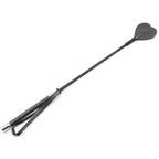 Naughty Toys Black heart shape bdsm crop 60 cm