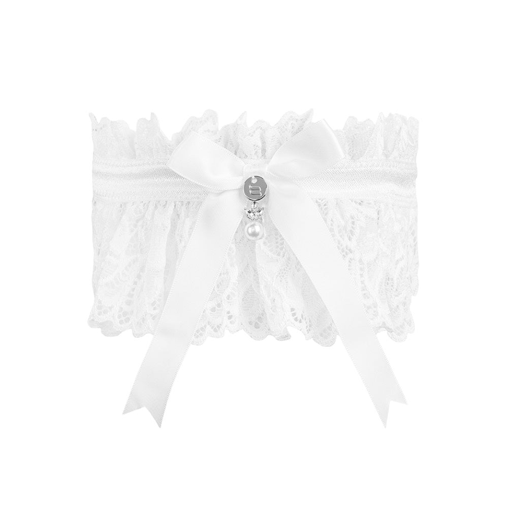 Obsessive Amor Blanco Lacy Garter White
