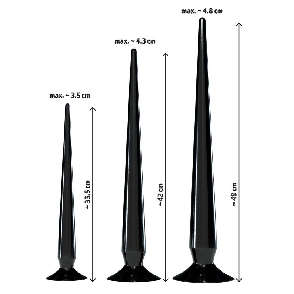 Super Long Flexible Butt Plug Set with three Δευτερεύουσα εικόνα προϊόντος