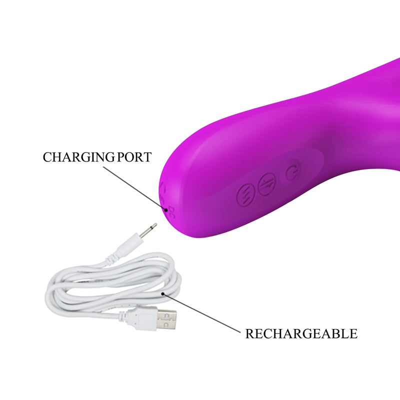 PRETTY Love Reese thrusting and rotating Rabbit purple vibrator - image 3