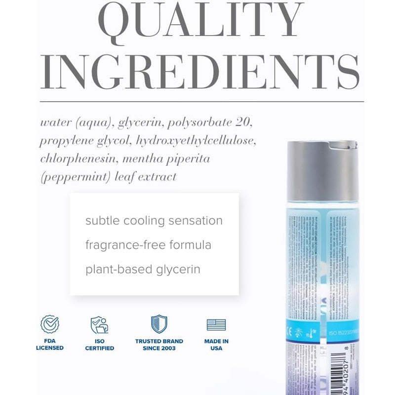 System JO Anal Water Based Lube Cooling 120ml - image 3