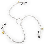 Nipple Clamps and Clit Clamp with metal Chain
