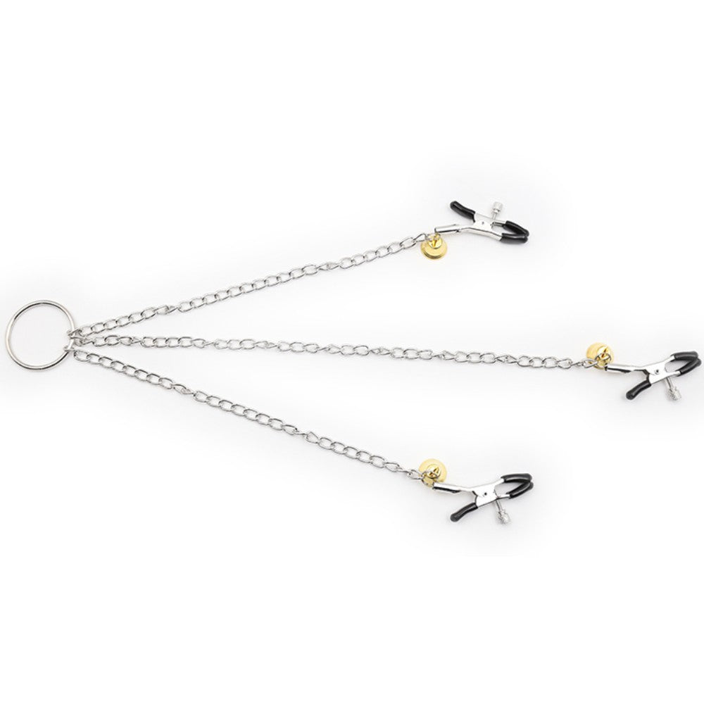 Nipple Clamps and Clit Clamp with metal Chain - image 7