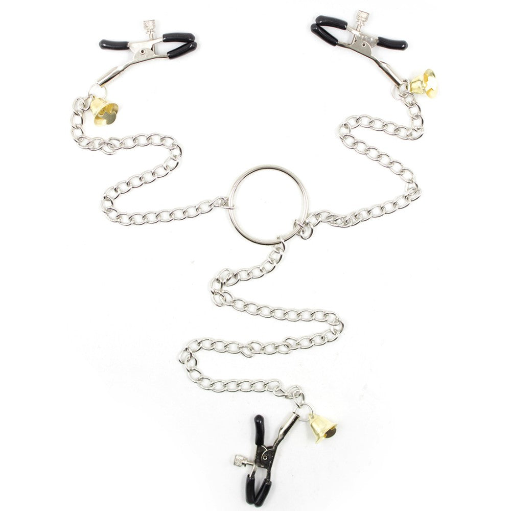 Nipple Clamps and Clit Clamp with metal Chain - image 8