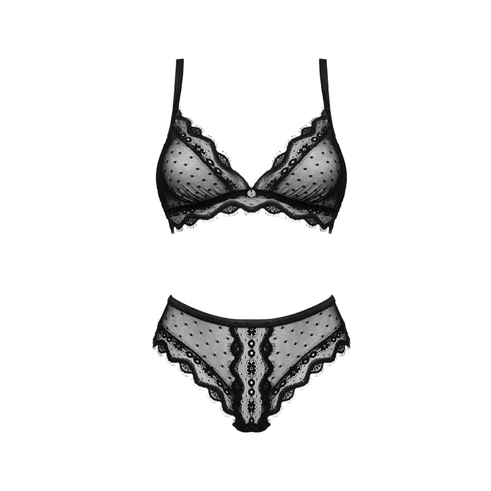 Obsessive Translucent sensual set of lingerie Main image