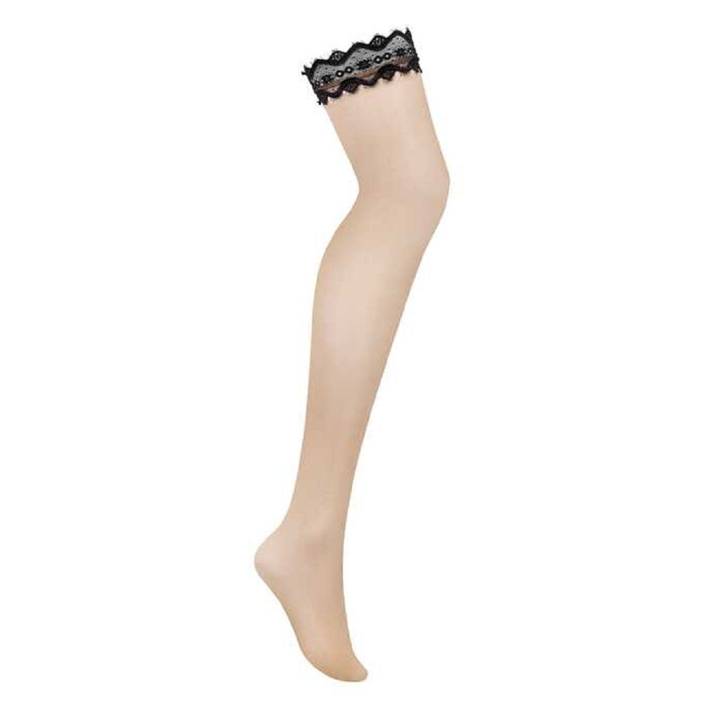Obsessive Sensual stockings with feminine lace trim