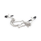 Intimate nipple clamps with triple chain