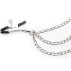 Intimate nipple clamps with triple chain - image 5