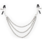 Intimate nipple clamps with triple chain - image 7