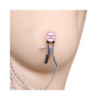 Intimate nipple clamps with triple chain - image 9