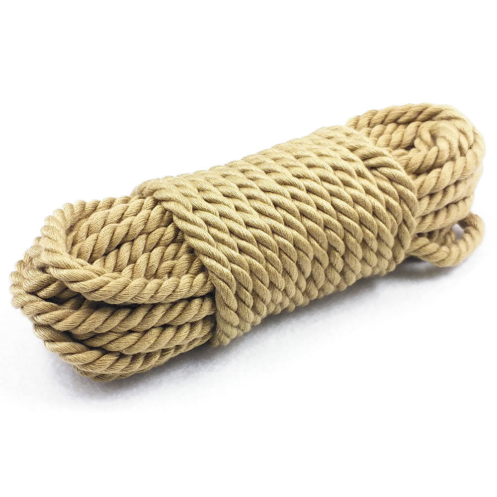 Naughty Toys soft nylon BDSM rope Beige 5 Meters Δευτερεύουσα εικόνα προϊόντος