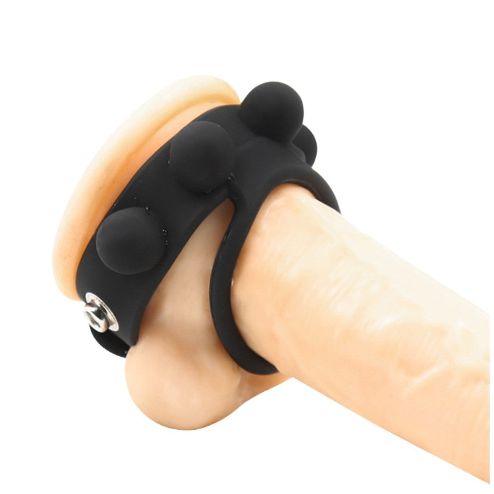 Naughty Toys 3-Snap Scrotum silicone ring Ø 3.5 cm - image 4