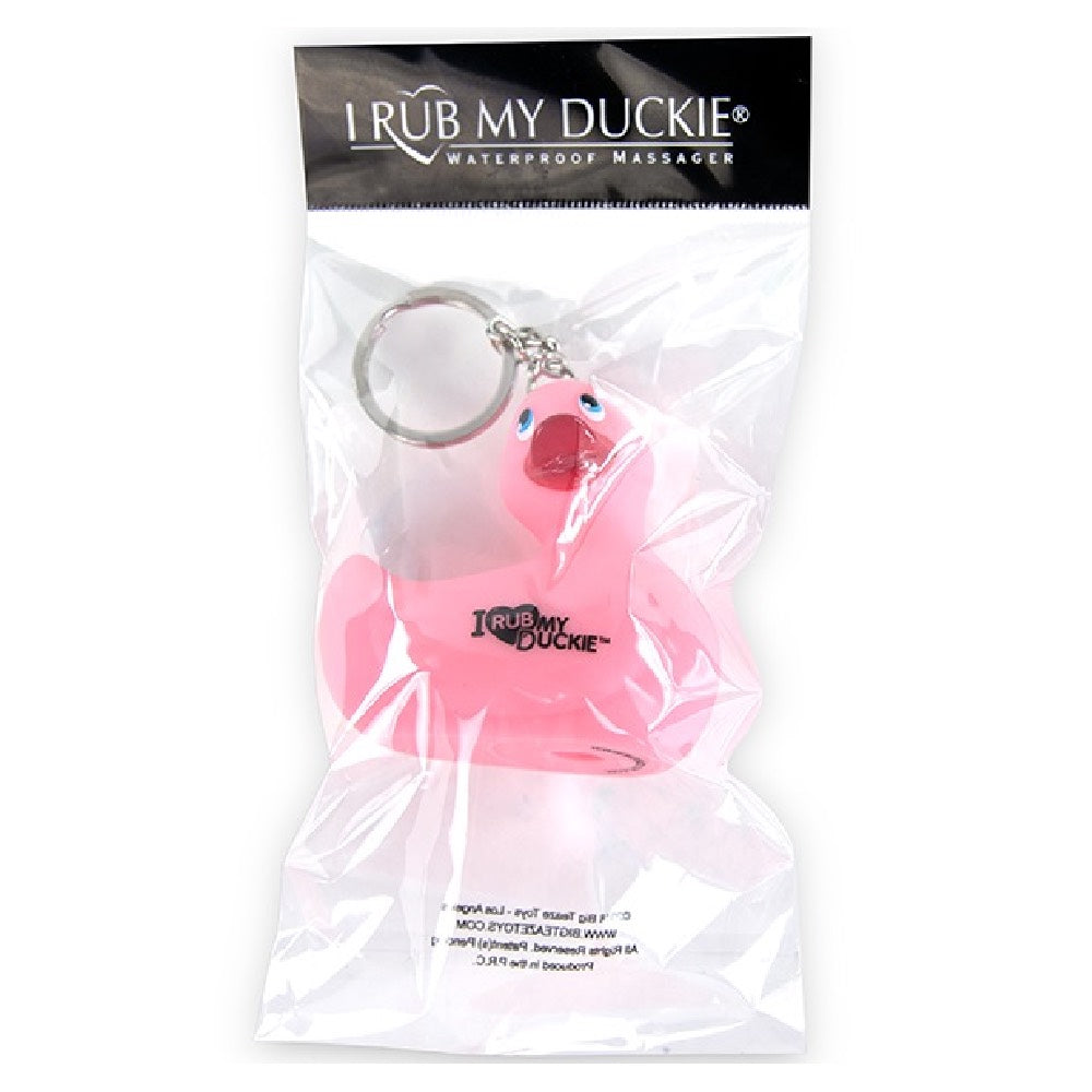 I Rub my Duckie-Keychain with cute pink duckie Δευτερεύουσα εικόνα προϊόντος