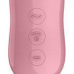 Satisfyer Cotton Candy clitoral vibrator light red