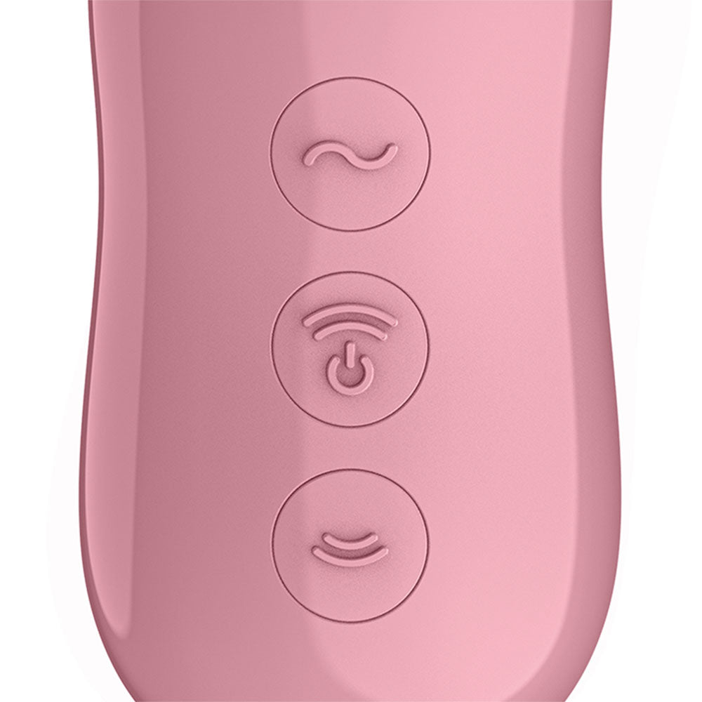 Satisfyer Cotton Candy clitoral vibrator light red