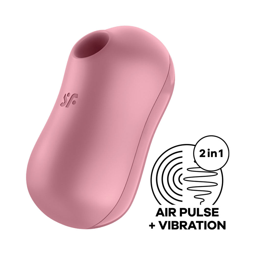 Satisfyer Cotton Candy clitoral vibrator light red Δευτερεύουσα εικόνα προϊόντος