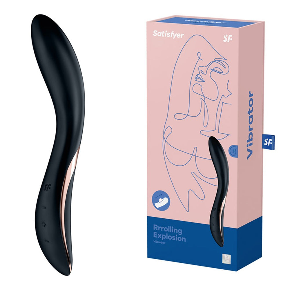 Satisfyer Rrrolling Explosion Vibrator Black Main image