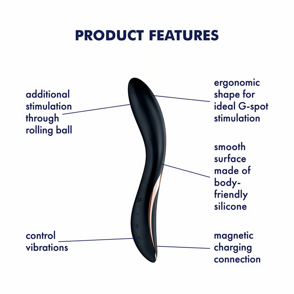 Satisfyer Rrrolling Explosion Vibrator Black