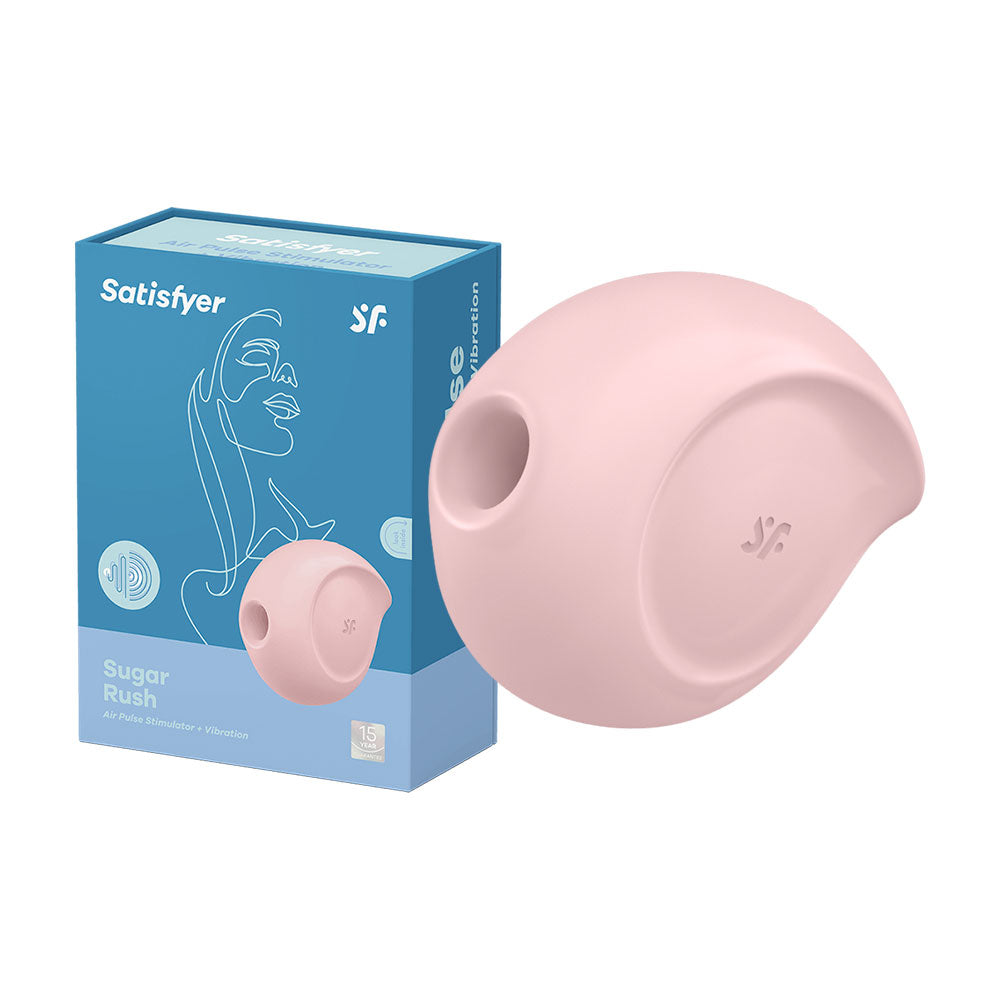 Satisfyer Sugar Rush air-pulse waves vibrations clitoral stimulator rose