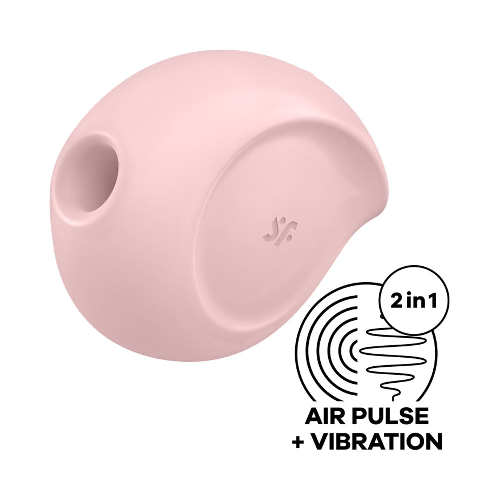 Satisfyer Sugar Rush air-pulse waves vibrations clitoral stimulator rose Secondary image